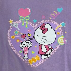 Hello Kitty, milkshake heart party shirt

Need to down size my closet